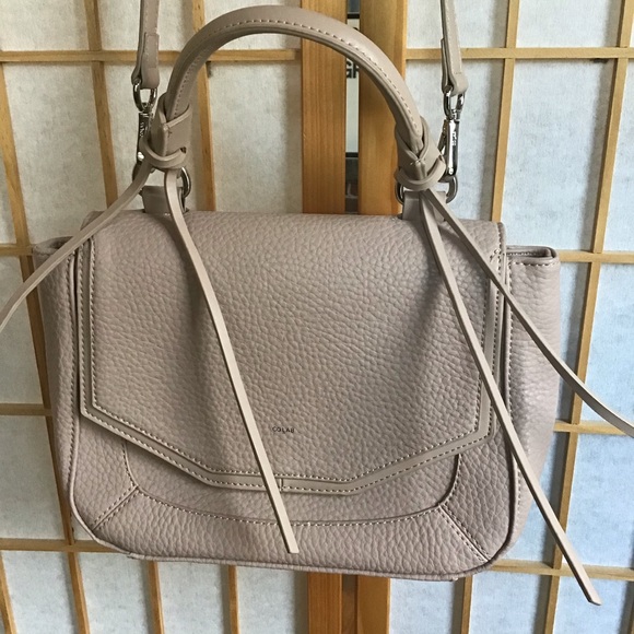 co-lab Handbags - Co - lab vegan leather blush coloured bag